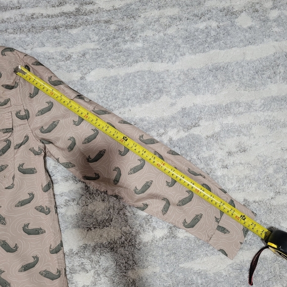 Ocean Cost Patterned Button-Up Shirt - Picture 9 of 10